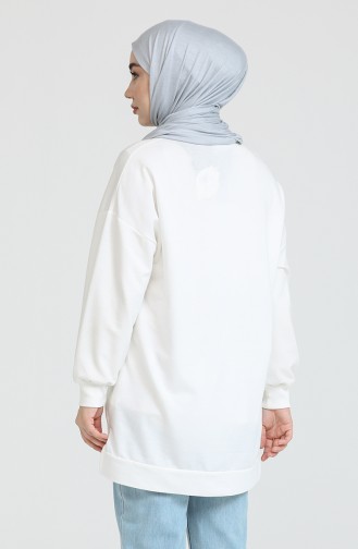 Ecru Sweatshirt 3113-02