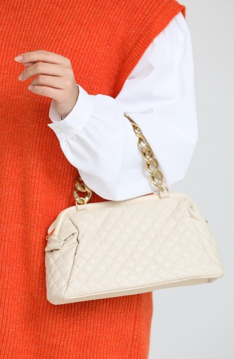 Beige Shoulder Bags 1761-01