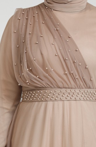 Nerz Hijab-Abendkleider 0390-02