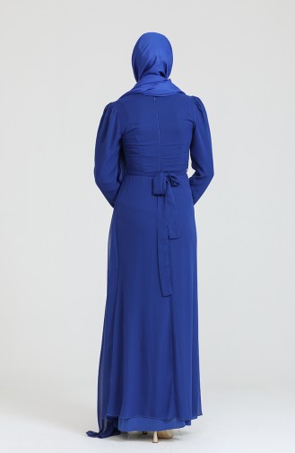 Habillé Hijab Blue roi 5736-14