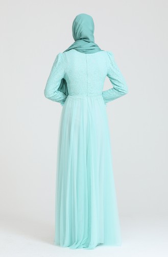 Robe Hijab Vert menthe 70006-01