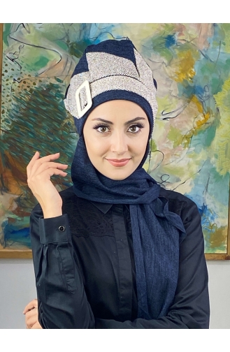 Dark Brown Ready to wear Turban 176EYLL22BERE-06