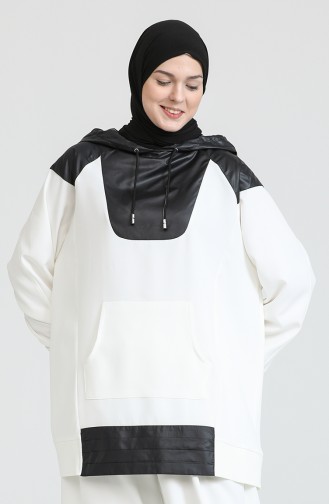 White Sweatshirt 228458A-01