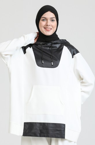 White Sweatshirt 228458A-01