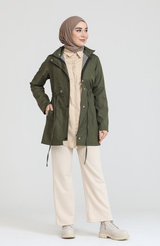 Khaki Trench Coats Models 9003-04