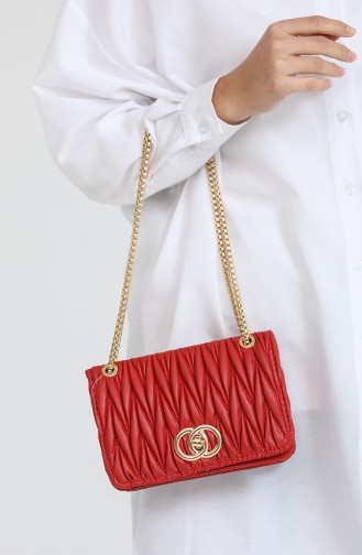 Red Shoulder Bags 3647-40