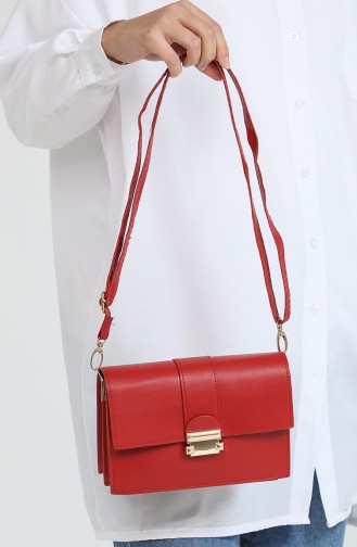 Rot Schultertasche 3649-40