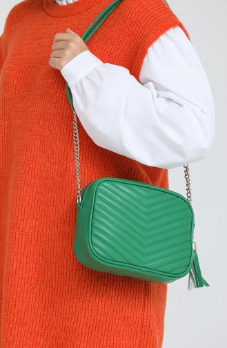 Green Shoulder Bag 3654-82