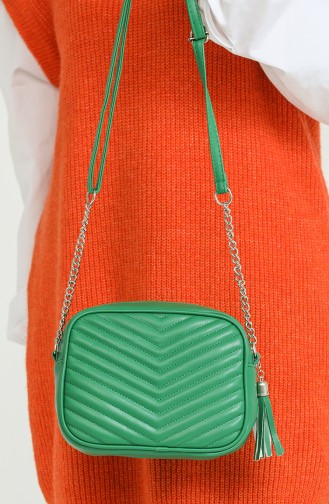 Green Shoulder Bags 3654-82