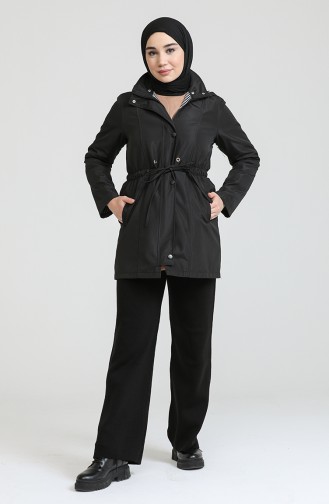 Black Trench Coats Models 9003-01