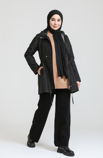 Black Trench Coats Models 9003-01