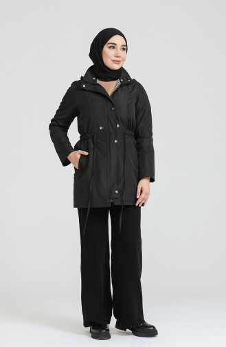 Black Trench Coats Models 9003-01