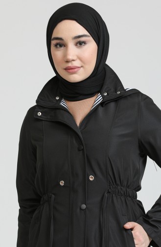 Black Trench Coats Models 9003-01