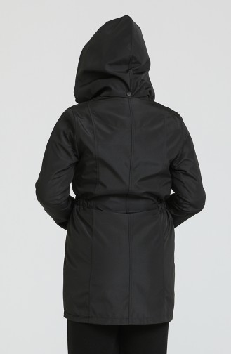 Black Trench Coats Models 9003-01