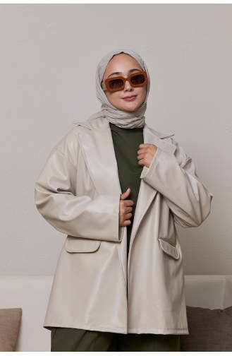 Deri Ceket 000202-01 Taş