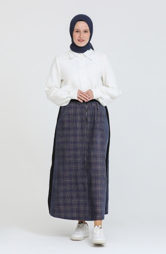 Navy Blue Skirt 2MY1010110026.EKOSE