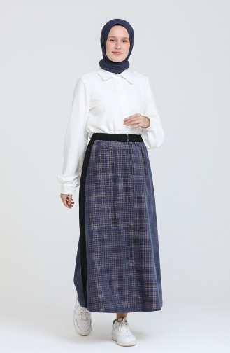 Navy Blue Skirt 2MY1010110026.EKOSE