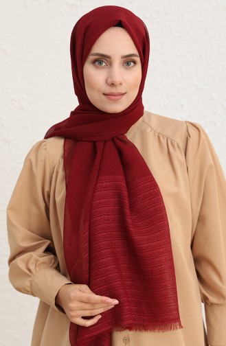 Claret Red Shawl 0001-03