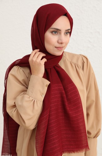 Claret Red Shawl 0001-03