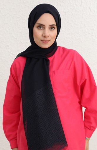 Navy Blue Shawl 0001-11