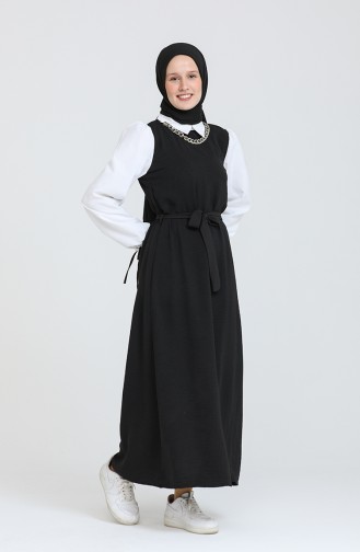 Robe Hijab Noir 0385-04