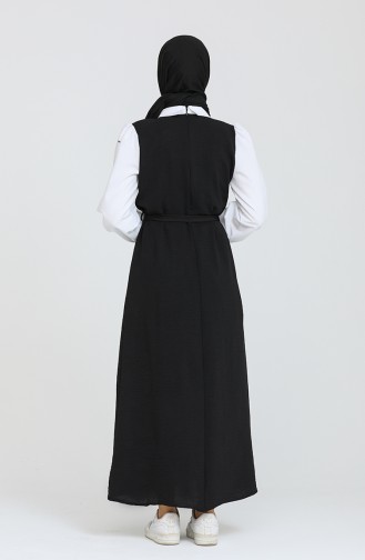 Black Hijab Dress 0385-04
