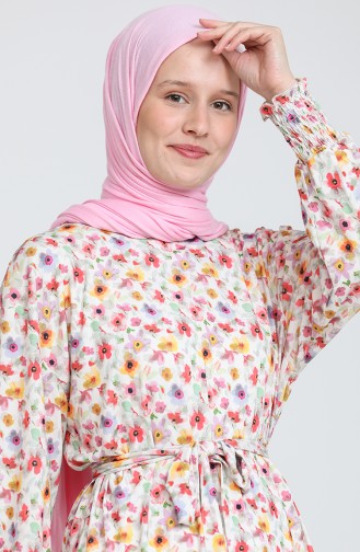 Bisiklet Yaka Çiçekli Tunik S2My1030210089 Çiçekli
