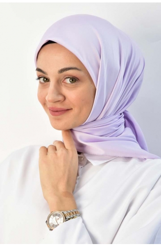 Büyük Boy Rayon120´luk Düz Eşarp Şal 000036-10 Lila