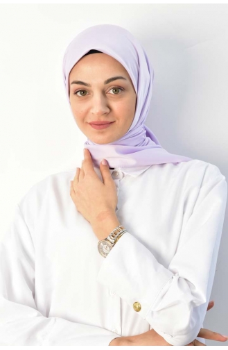 Büyük Boy Rayon120´luk Düz Eşarp Şal 000036-10 Lila