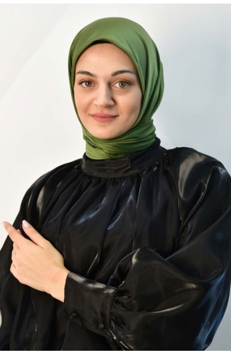Büyük Boy Rayon120´luk Düz Eşarp Şal 000036-06 Haki