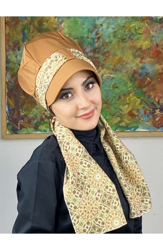 Turban Pret-a-Porter Tabac Foncé 746EYLL22FLŞP-02