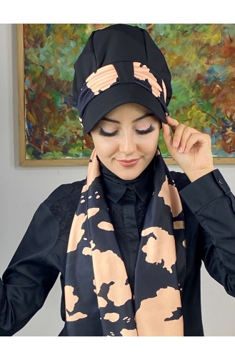 Turban Pret-a-Porter Café au lait 766EYLL22FLŞP-01