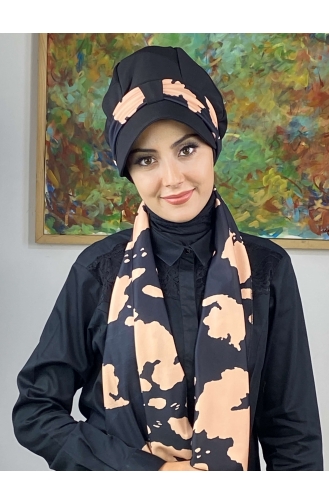 Turban Pret-a-Porter Café au lait 766EYLL22FLŞP-01