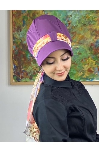 Light purple Ready to wear Turban 806EYLL22FLŞP-01