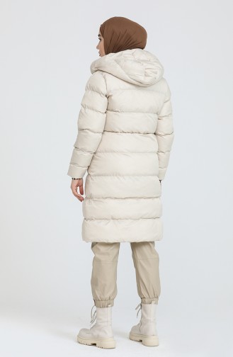 Beige Winter Coat 13818