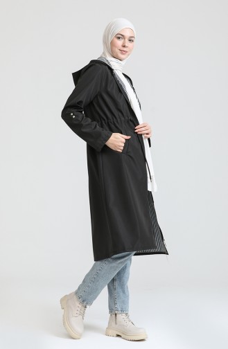 Schwarz Trench Coats Models 9001-01