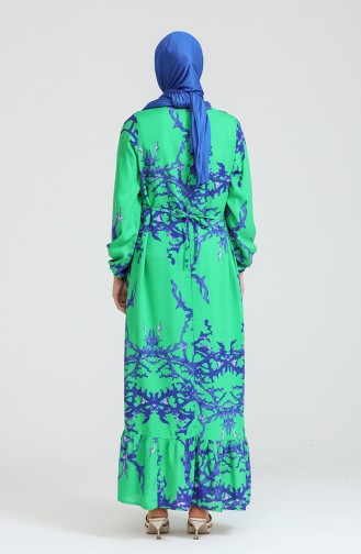 Robe Hijab Vert 6699-07