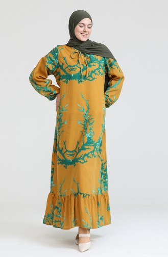 Robe Hijab Moutarde 6699-09