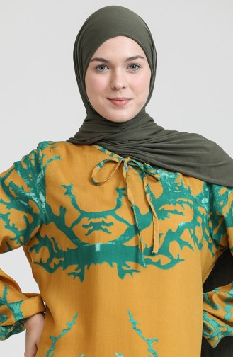 Robe Hijab Moutarde 6699-09