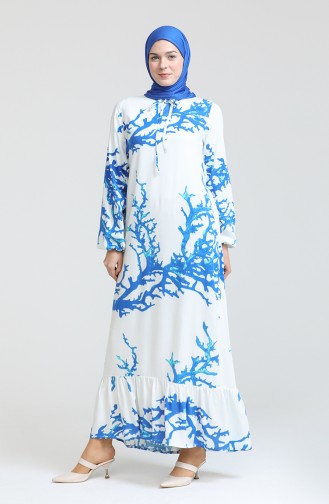 Robe Hijab Blanc 6699-10