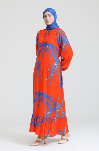 Robe Hijab Orange 6699-12
