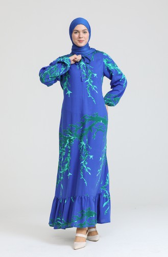 Robe Hijab Vert 6699-13