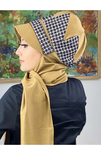 Schwarz Praktischer Turban 476EYLL22ŞAPK-04