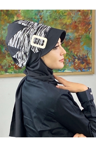 Turban Pret-a-Porter Noir 566EYLL22ŞAPK-03