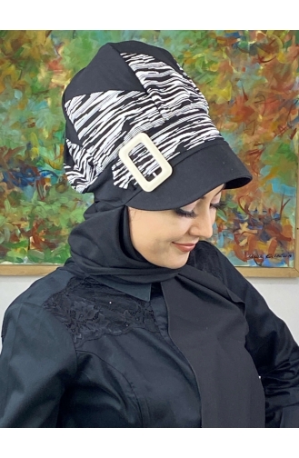 Turban Pret-a-Porter Noir 566EYLL22ŞAPK-03