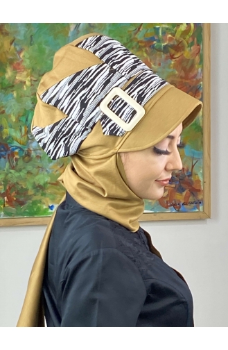 Schwarz Praktischer Turban 566EYLL22ŞAPK-05