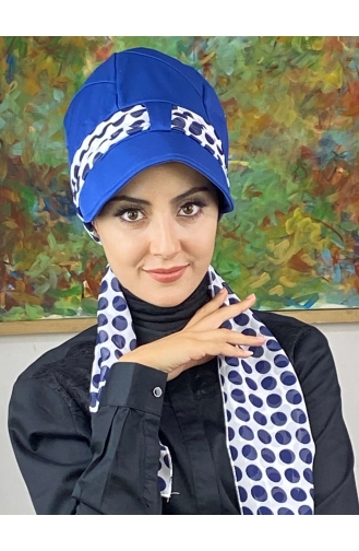 Turban Pret-a-Porter Blue roi 686EYLL22FLŞP-01