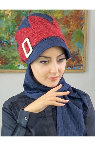 Turban Pret-a-Porter Bleu Marine 426EYLL22ŞAPK-02