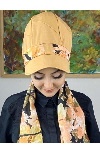 Orange Praktischer Turban 636EYLL22FLŞP-01