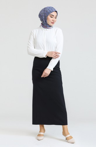 Navy Blue Skirt 202233-06